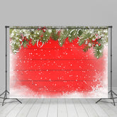 Schneebedeckt Und Angenehm Weihnachten Baum Hintergrund Für Party